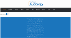 Desktop Screenshot of gulfcoastaudiology.com